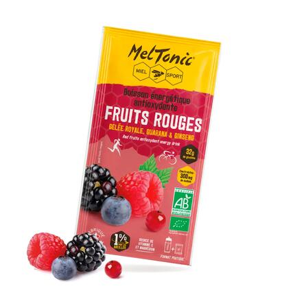 2 sachets boissons énergétiques Bio Fruits Rouges*