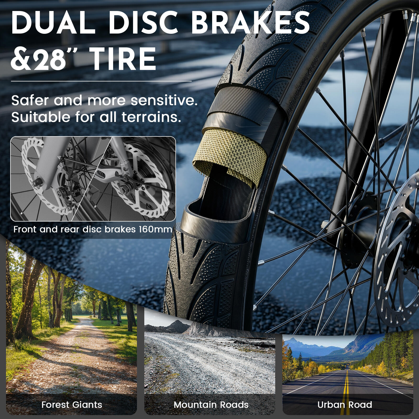 YEEP.ME DAY SPORT Vélo Électrique VAE 28'' Courroie Gates 460Wh 80km Urbain 4/9