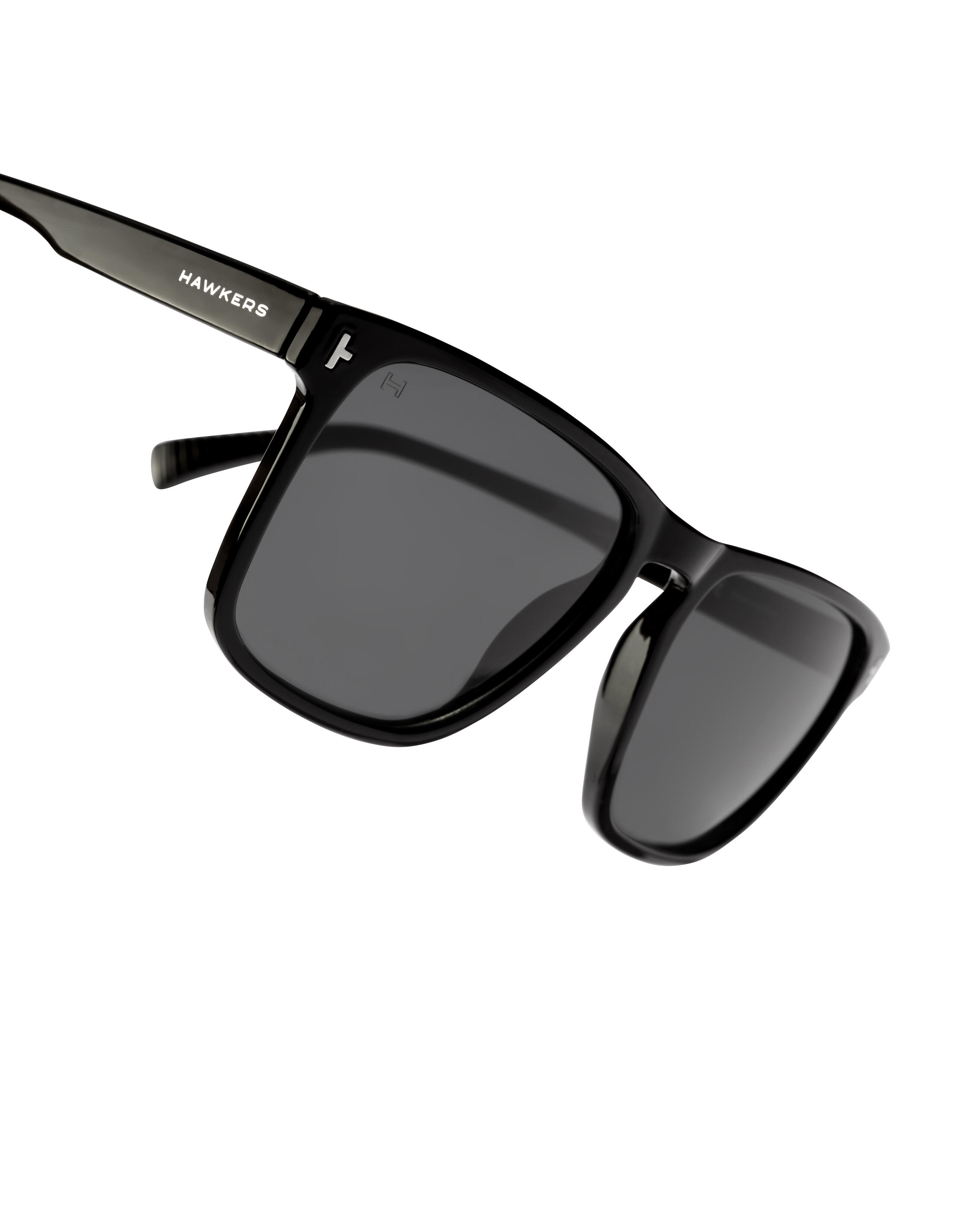 HAWKERS - Gafas de Sol para Hombre y Mujer POLARIZED BLACK DARK - DUST 4/8