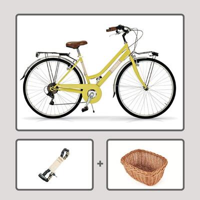 Bicicletta da città Urbana Airbici ALLURE LADY 28" 6 Velocità