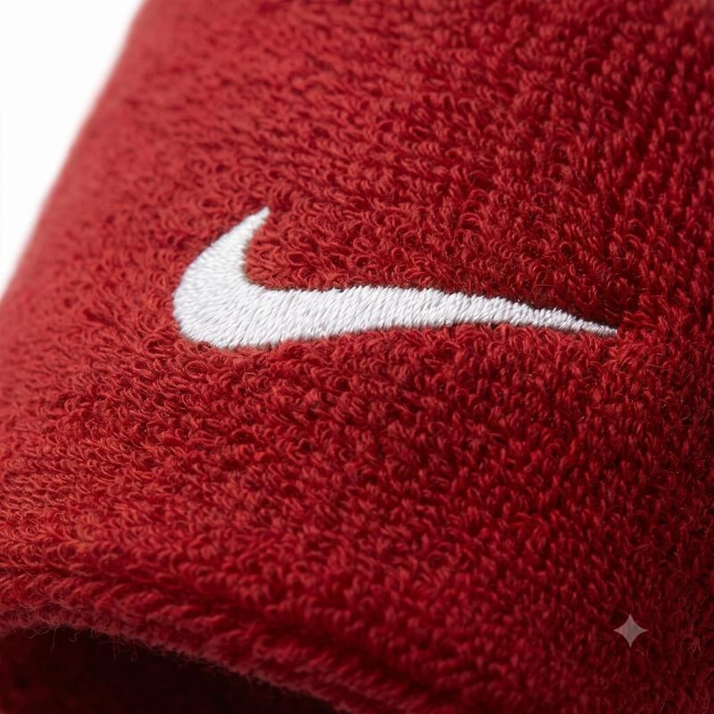 Nike NNN04-601 Swoosh Kısa Bileklik Kırmızı