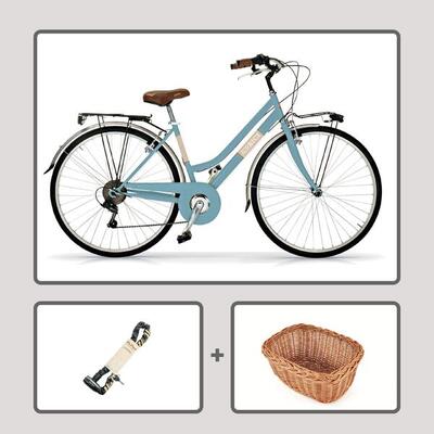 Bicicletta da città Urbana Airbici ALLURE LADY 28" 6 Velocità