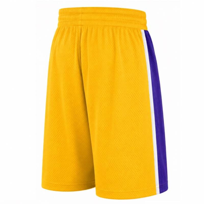 Short NBA Los Angeles Lakers Outerstuff Jaune pour enfant 2/2