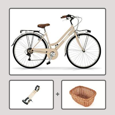 Bicicletta da città Urbana Airbici ALLURE LADY 28" 6 Velocità