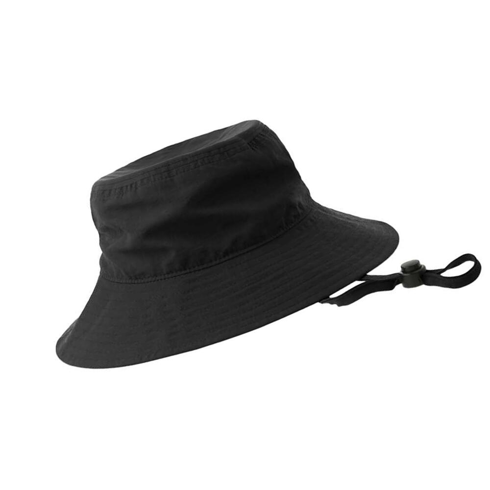 Unisex Adult Pico Nylon Unstructured Bucket Hat (Black) | Decathlon