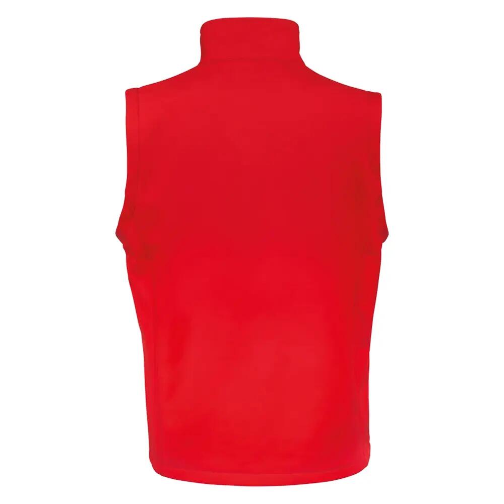 Gilet Imbottito Uomo Result Printable Rosso Nero 3/5