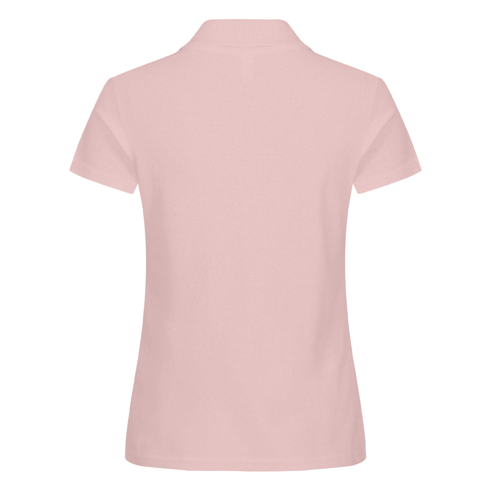 Womens/Ladies Plain Polo Shirt (Candy Pink) 2/2
