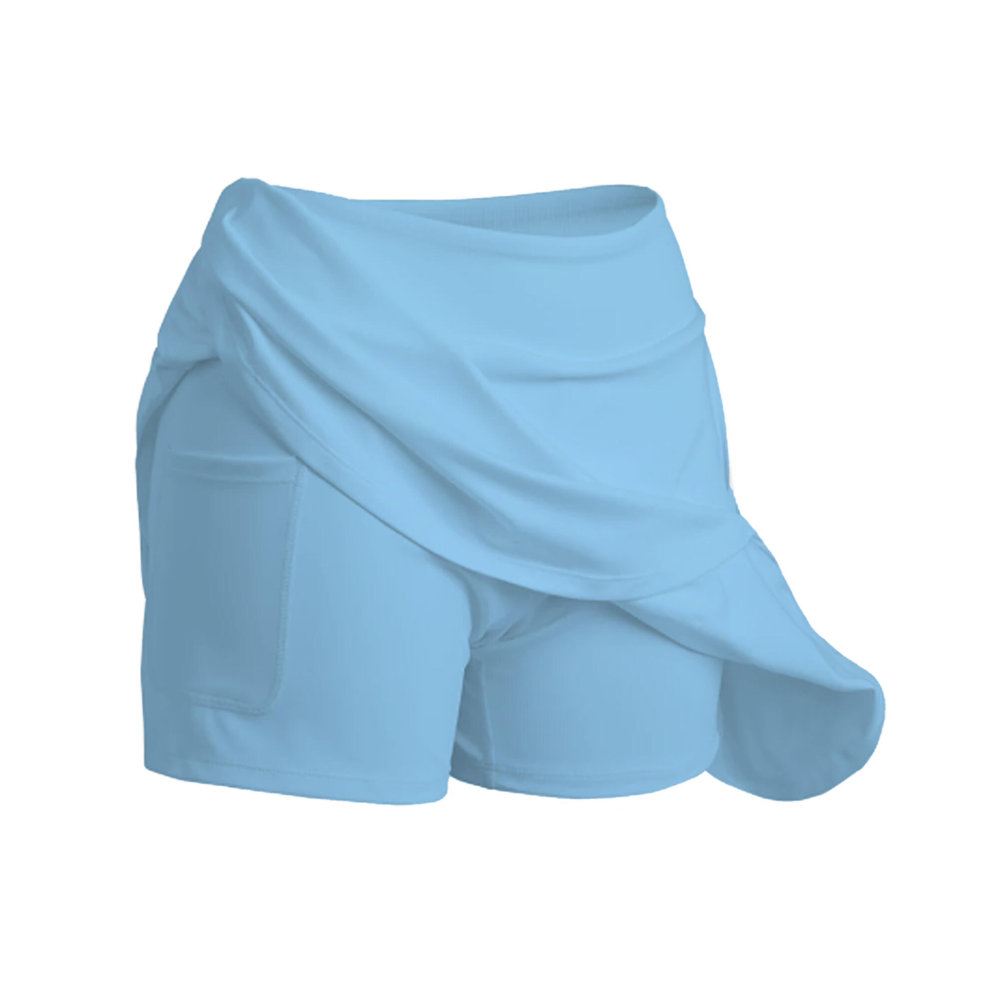 Fitness Skort für Damen Blau 2/2