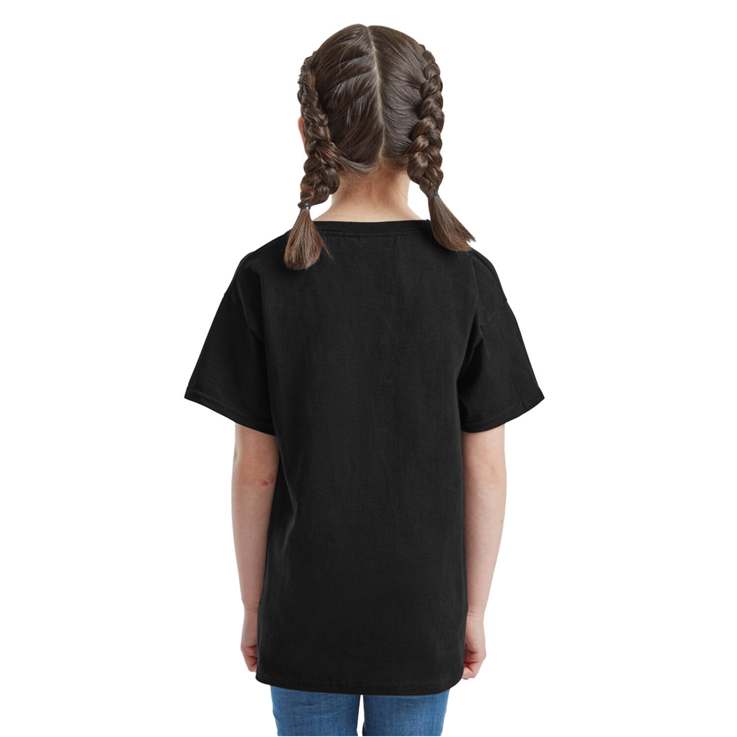 TShirt, kurzärmlig (2 StückPackung) Kinder Schwarz 4/4
