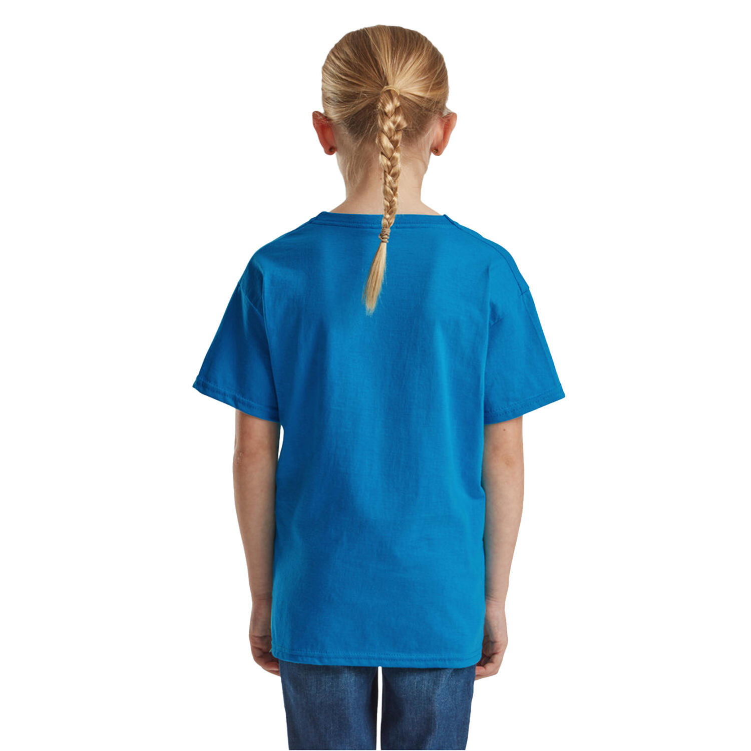 TShirt À Manches Courtes Enfant (Lot De 2) (Bleu Azur) 4/4