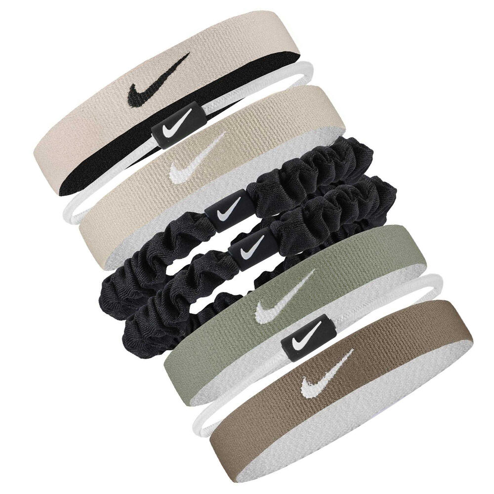 Mixed Flexible Classic Hair Tie (Pack of 8) (Pink/White) 2/2