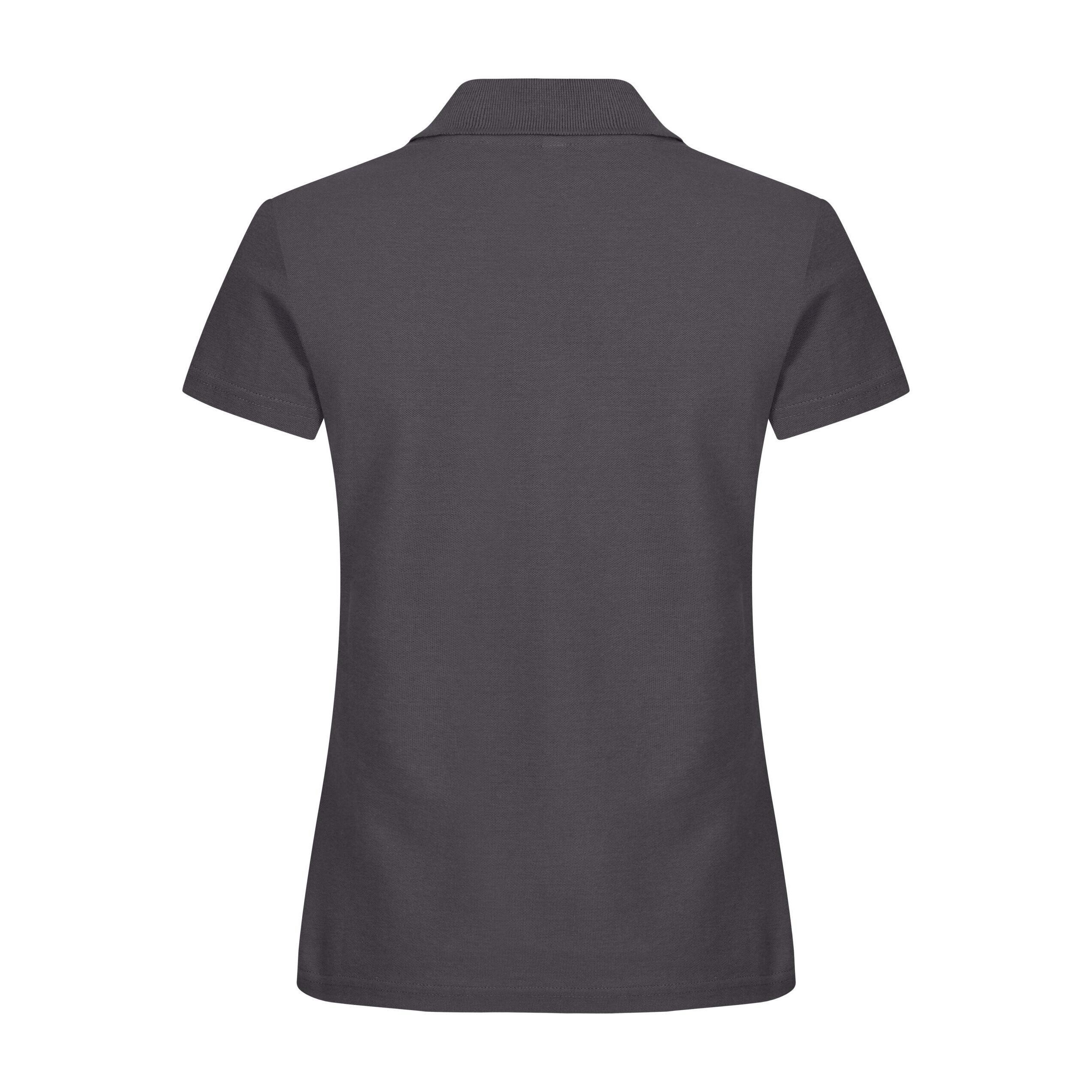 Maglietta Polo Semplice Donna Clique Basic Grigio Metallo 3/5