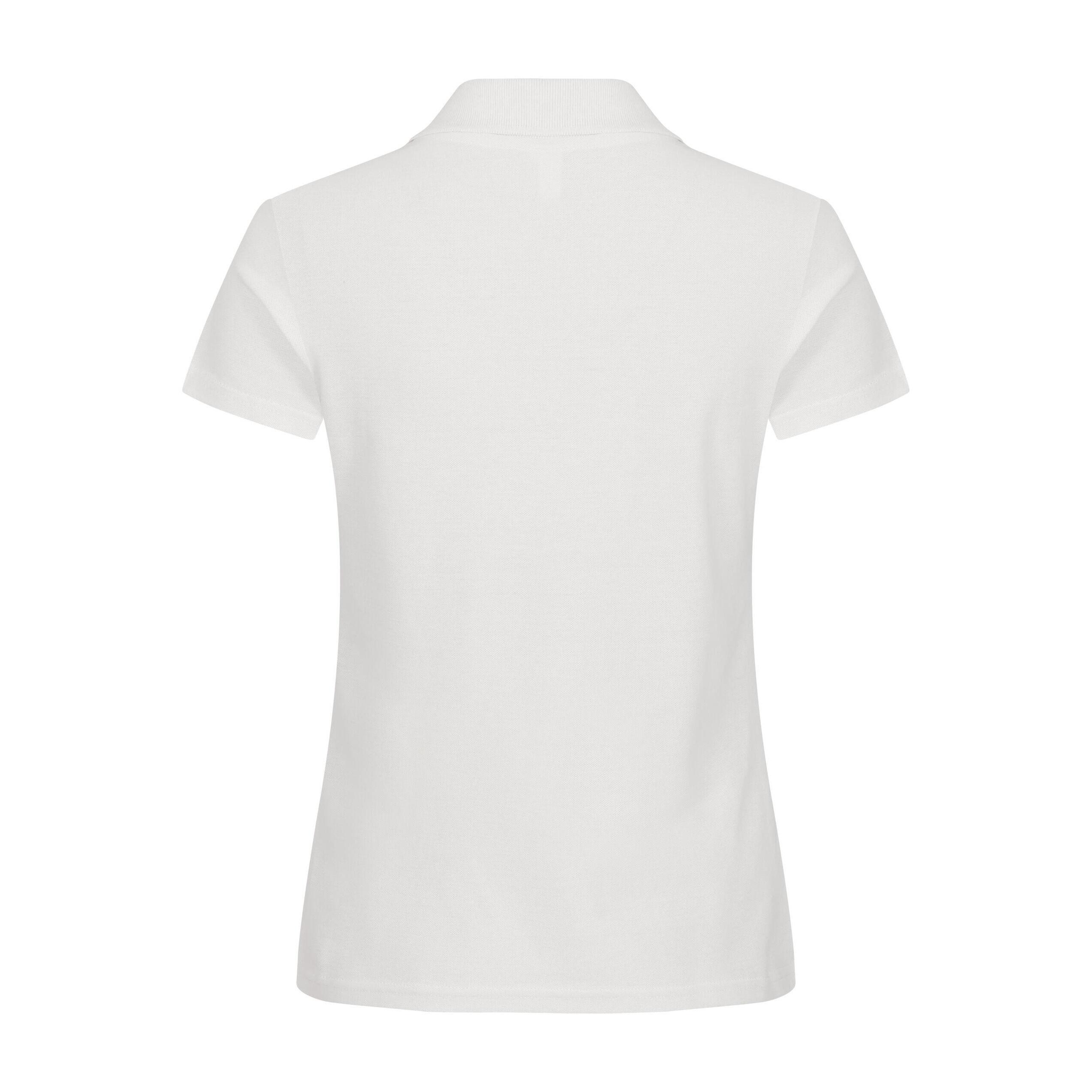 Maglietta Polo Semplice Donna Clique Basic Bianco Spento 3/5