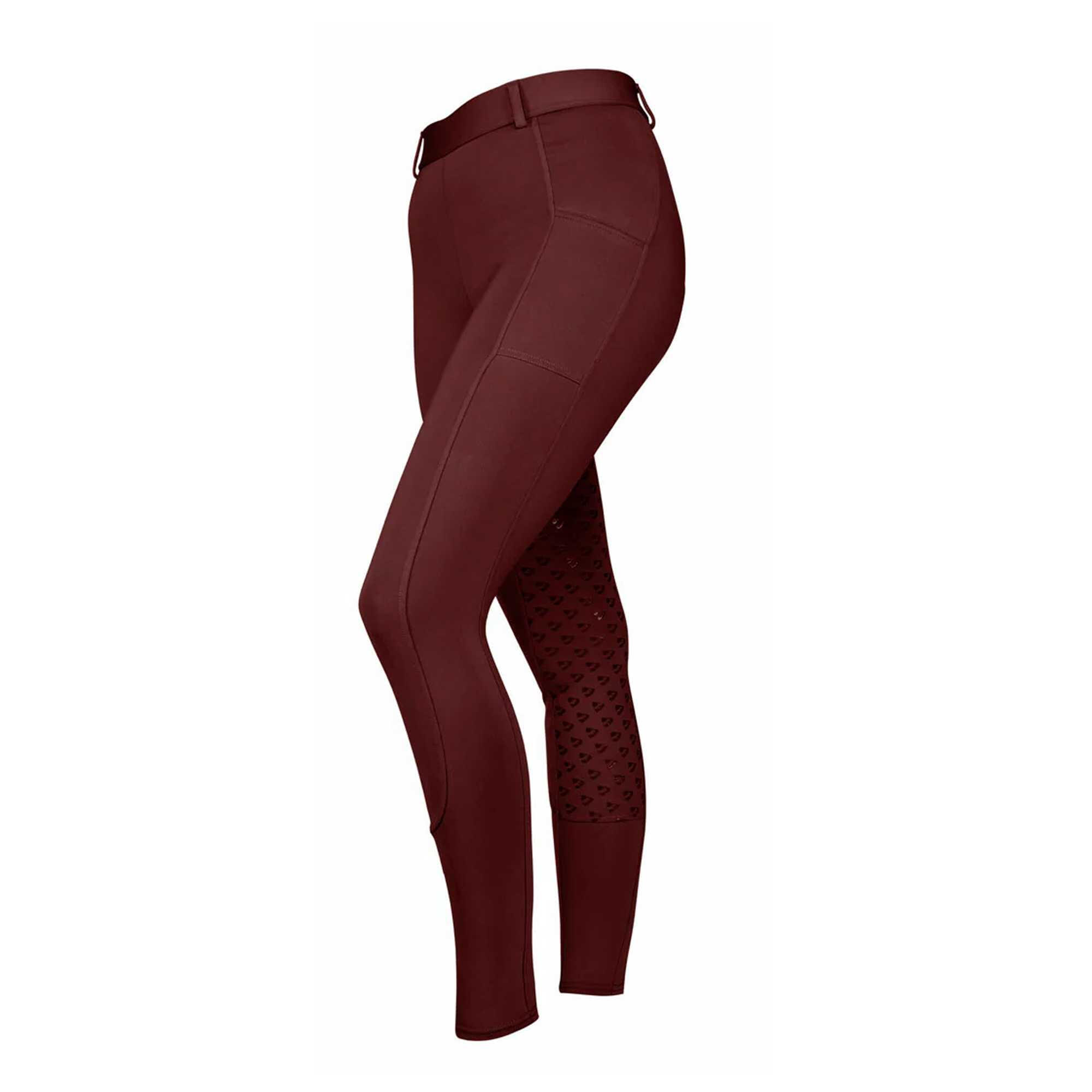 Reithose Albany Mädchen Schwarzkirsche 2/2