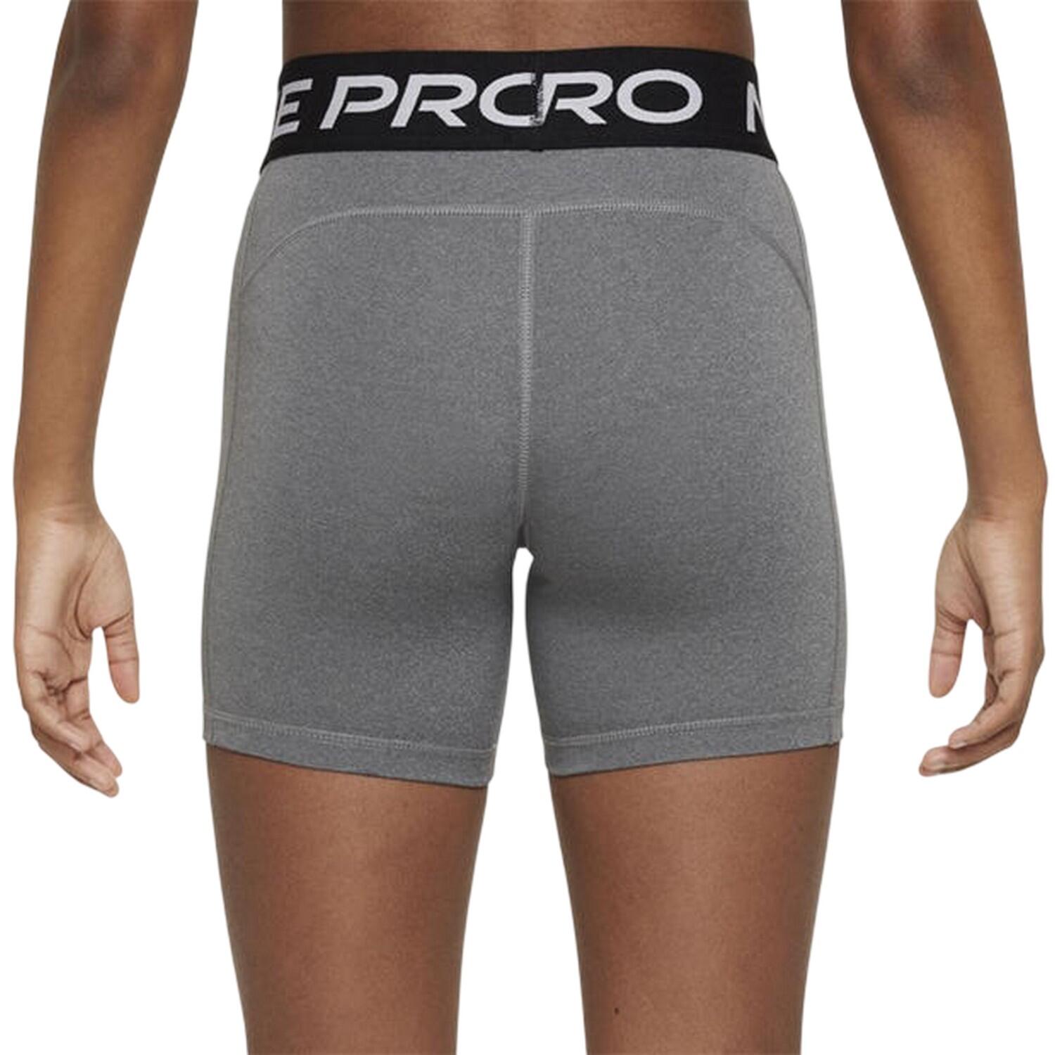 PANTALONCINO da palestra donna nike grigio 3/5