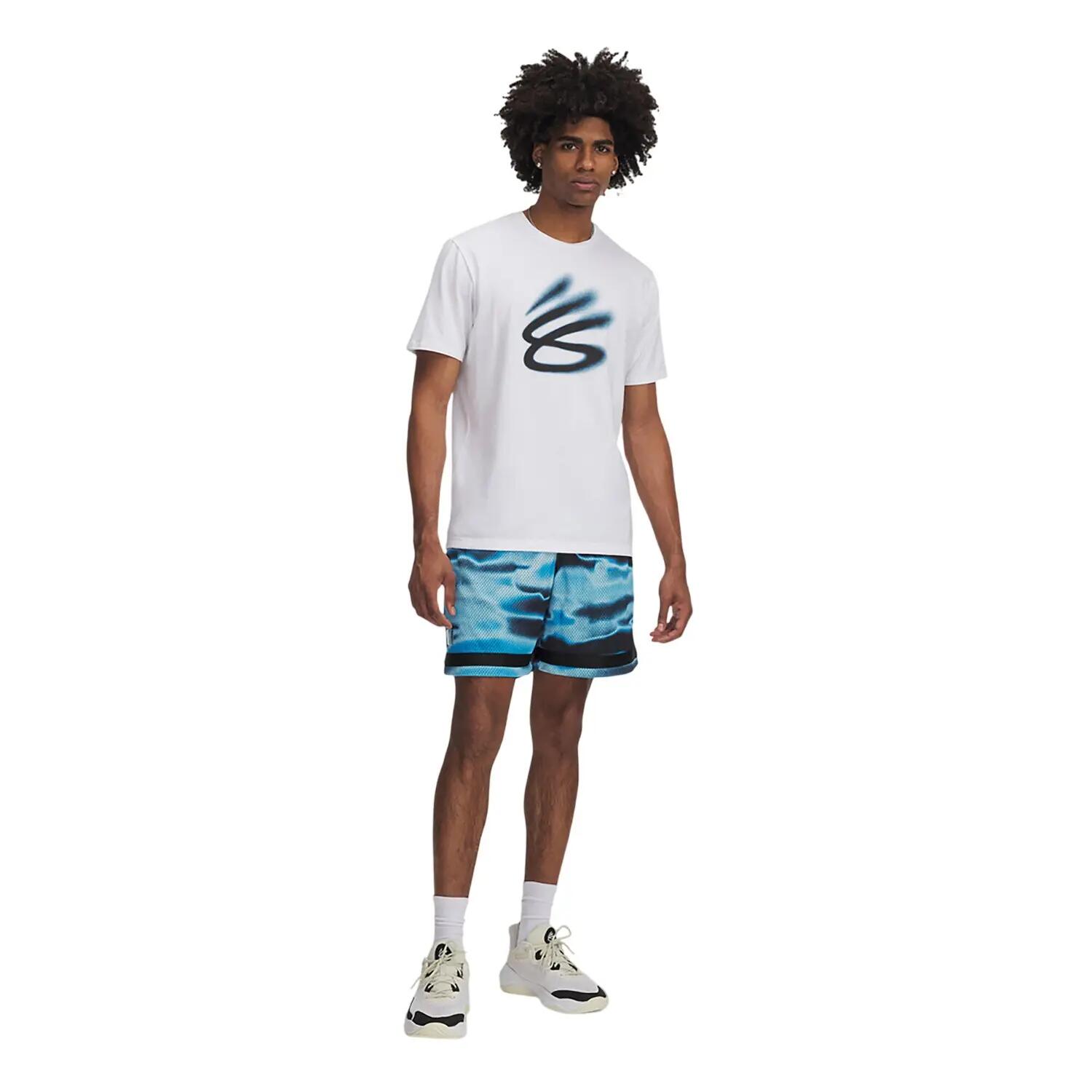 Mens Curry Statement Basketball Shorts (Navy) 1/4