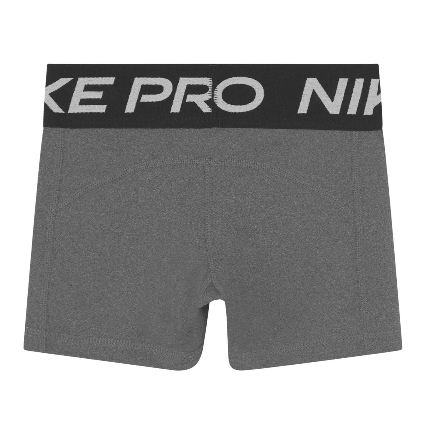Short De Compression Fille (Gris Chiné) 2/4