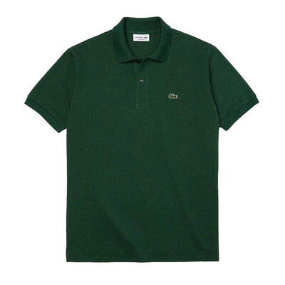 Lacoste Modello L1212 Short Sleeved Ribbed Collar S Colore Rosa
