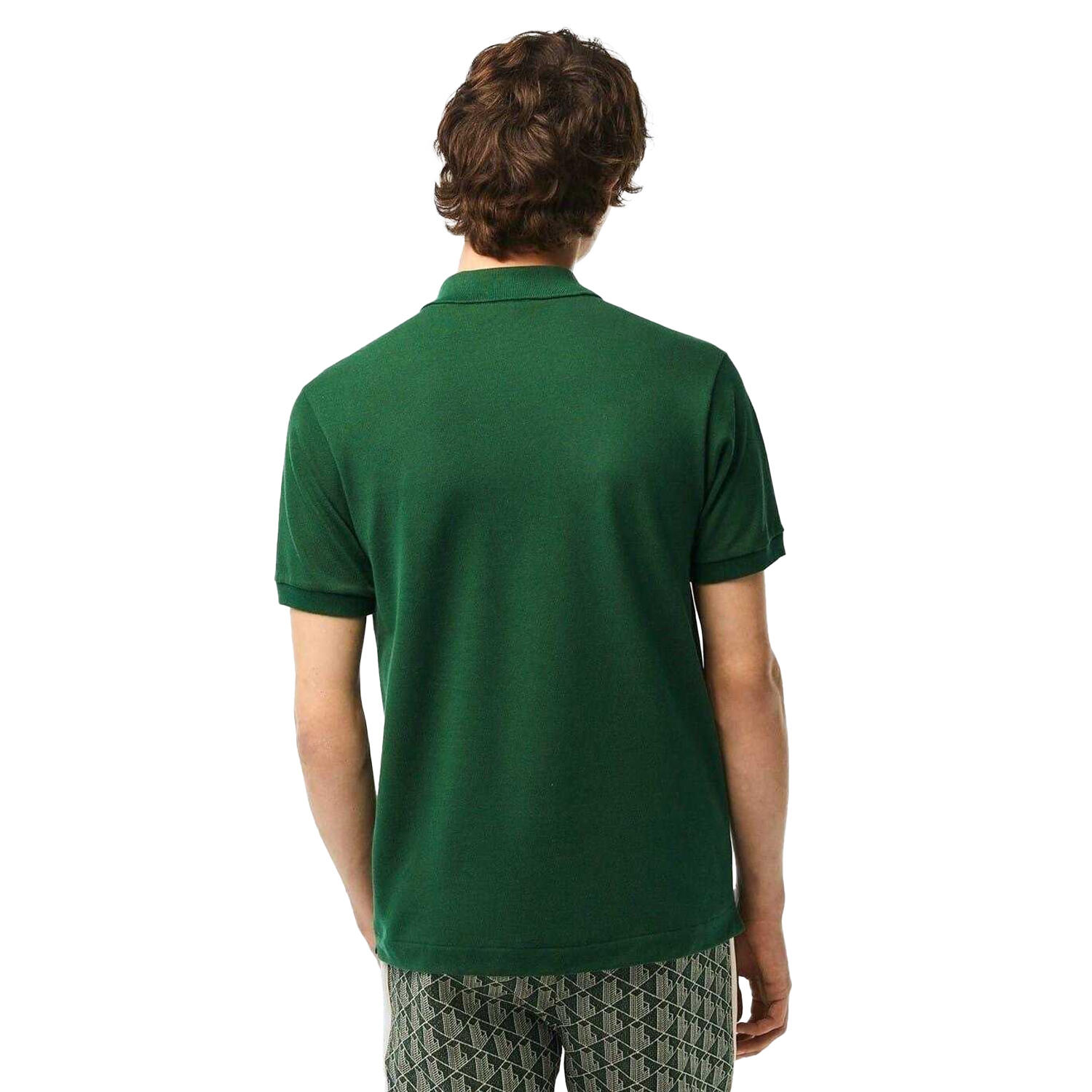 Maglietta Polo Classico Maniche Corte Uomo Lacoste Verde 2/6