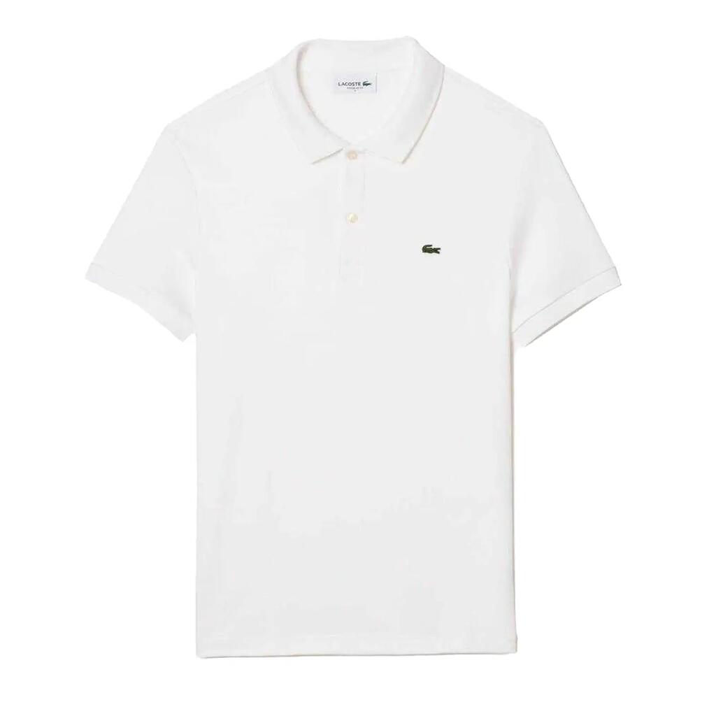 Mens Pima Cotton ShortSleeved Polo Shirt (White)