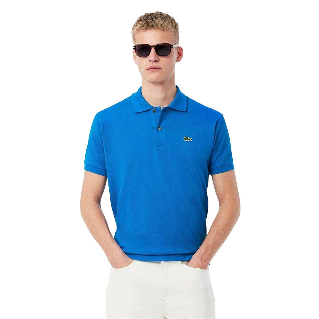 Mens Classic ShortSleeved Polo Shirt (Cobalt Blue)