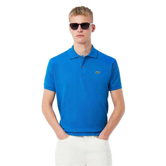 Maglietta Polo Classico Maniche Corte Uomo Lacoste Blu Cobalto
