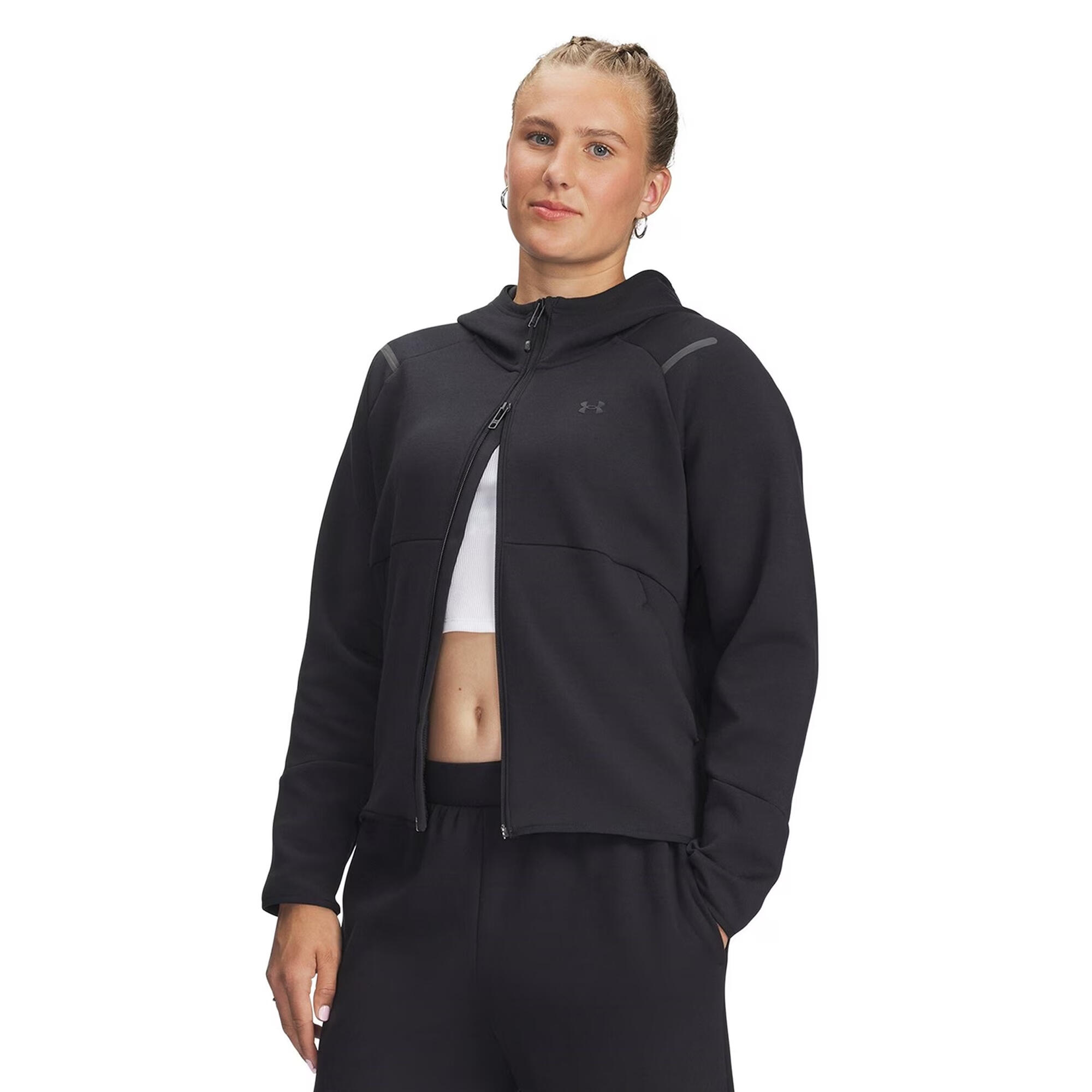 Bluza Damska Under Armour Unstoppable Flc FZ 3/7