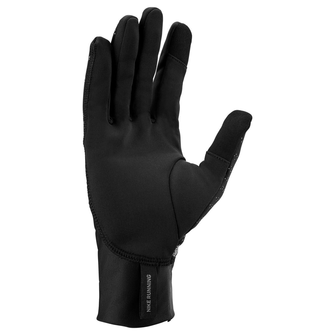 Mens Pacer Running Gloves (Black/Reflective) 2/4