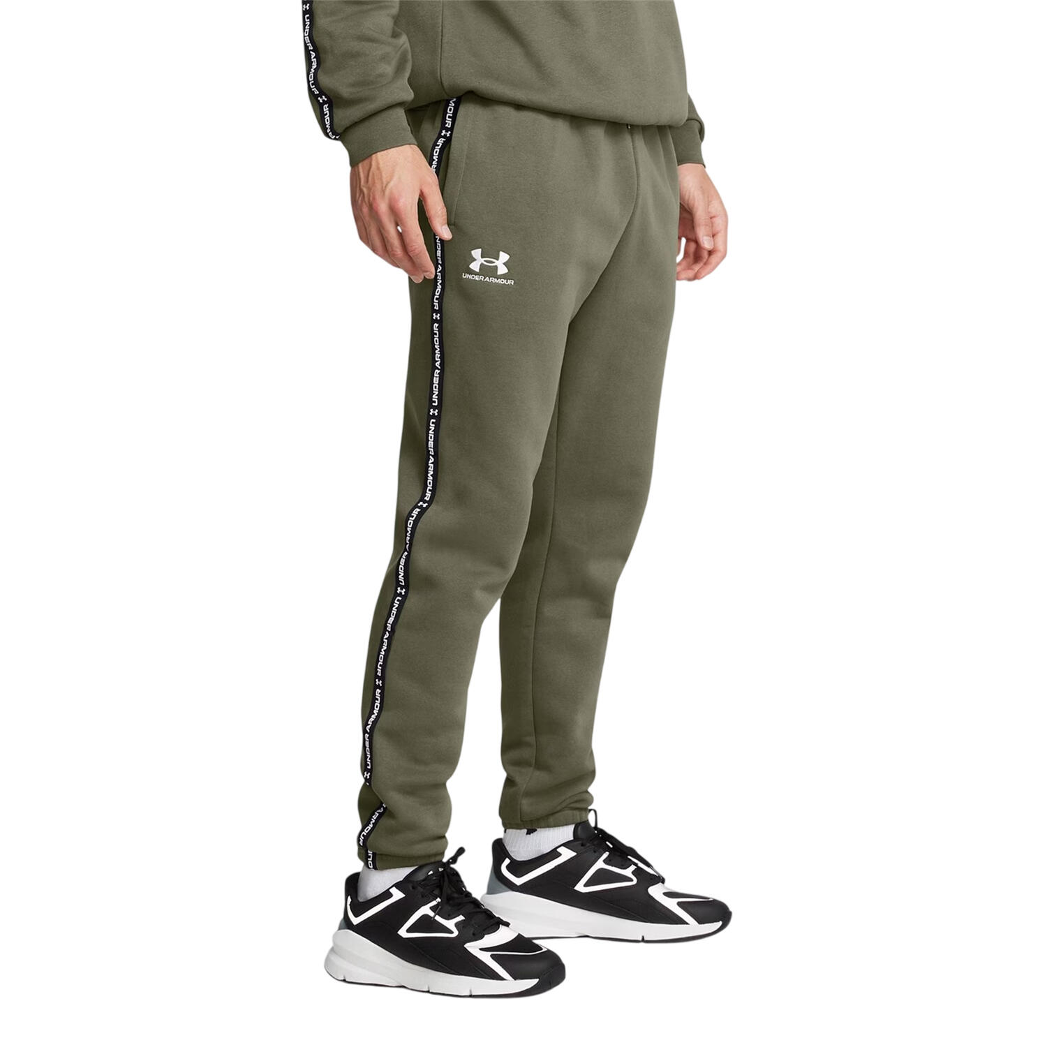 Pantaloni Da Jogging Pile Conico Uomo Under Armour Icon Verde Marino OD 3/5