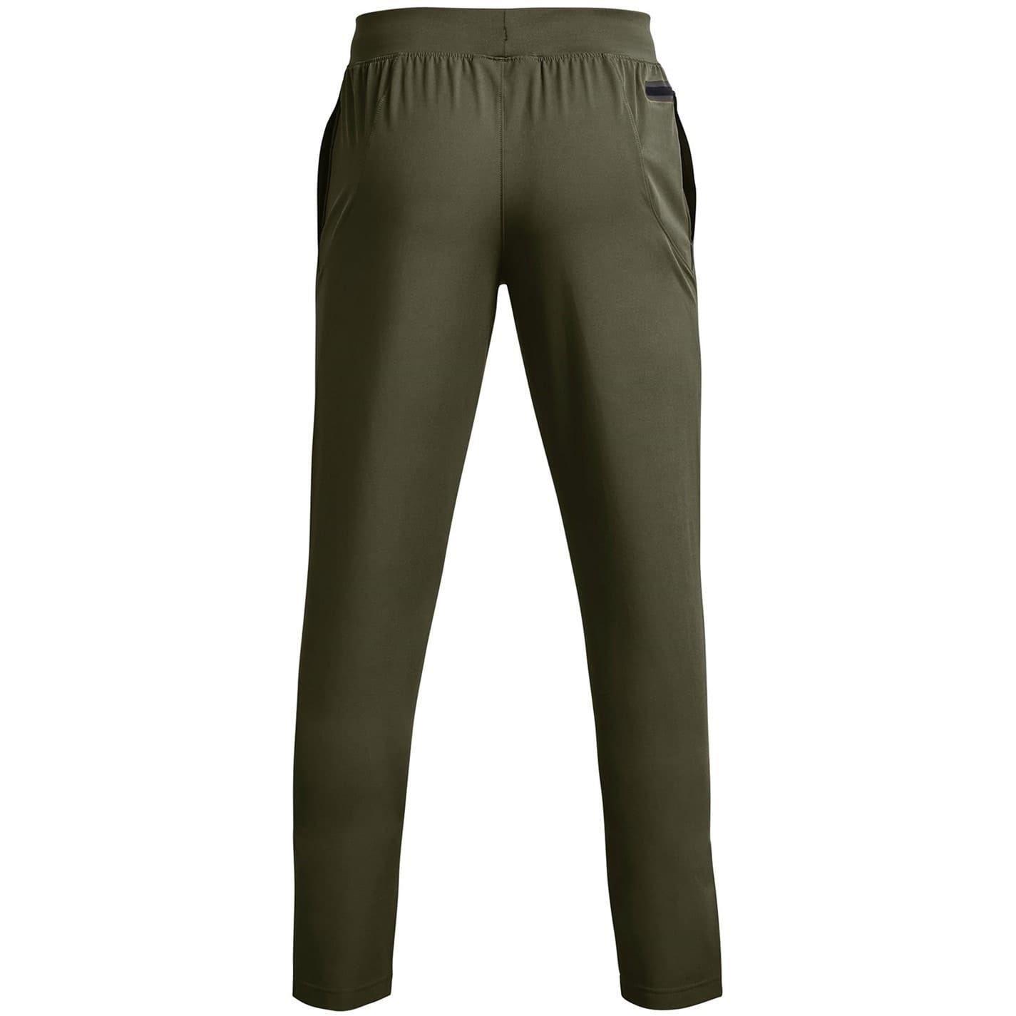 Pantaloni Da Jogging Conico Uomo Under Armour Unstoppable Verde 3/6
