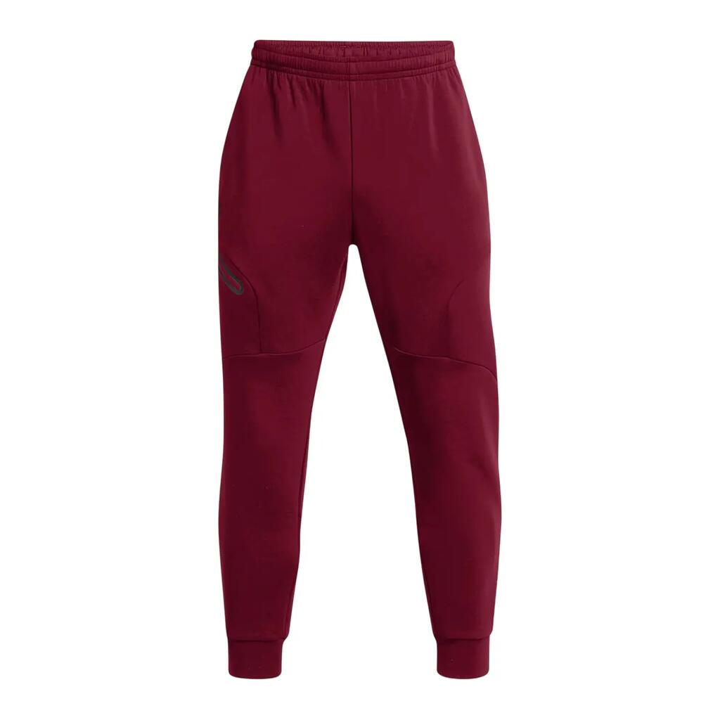 Mens Unstoppable Fleece Slim Joggers (Red)