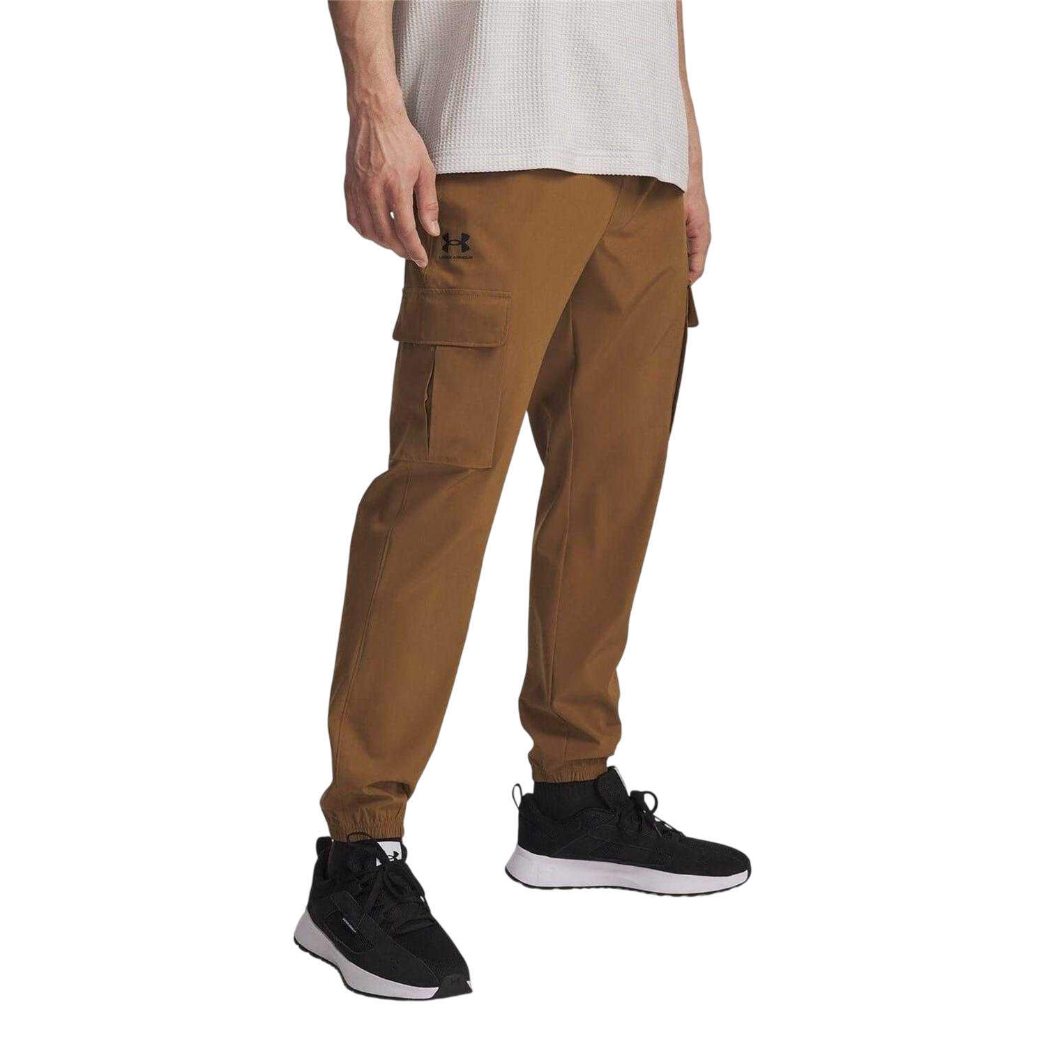 Pantalones de Combate Vibe de Telas para Hombre Marrón 3/3