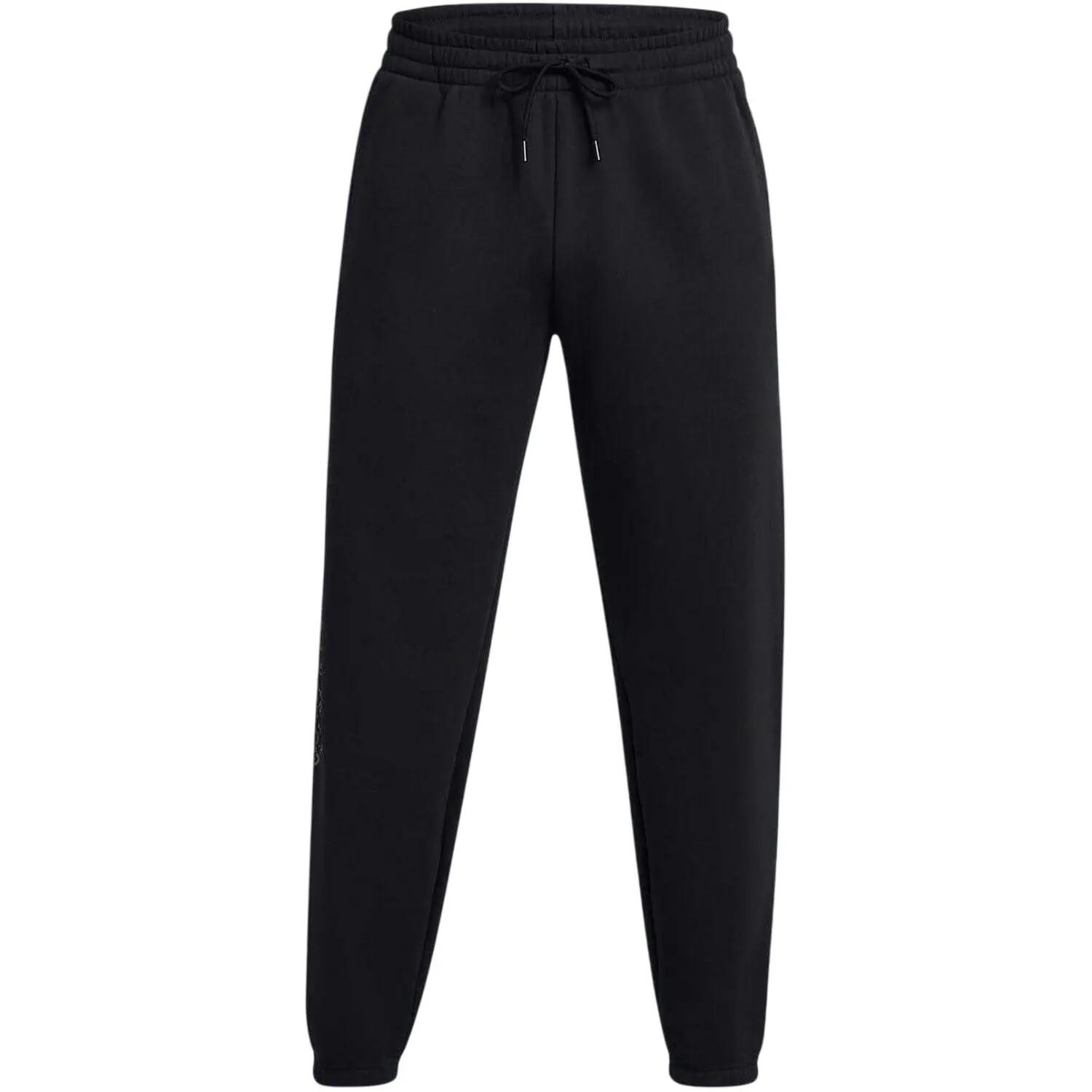 Pantaloni Da Jogging Uomo Under Armour Curry Nero Verde 2/5