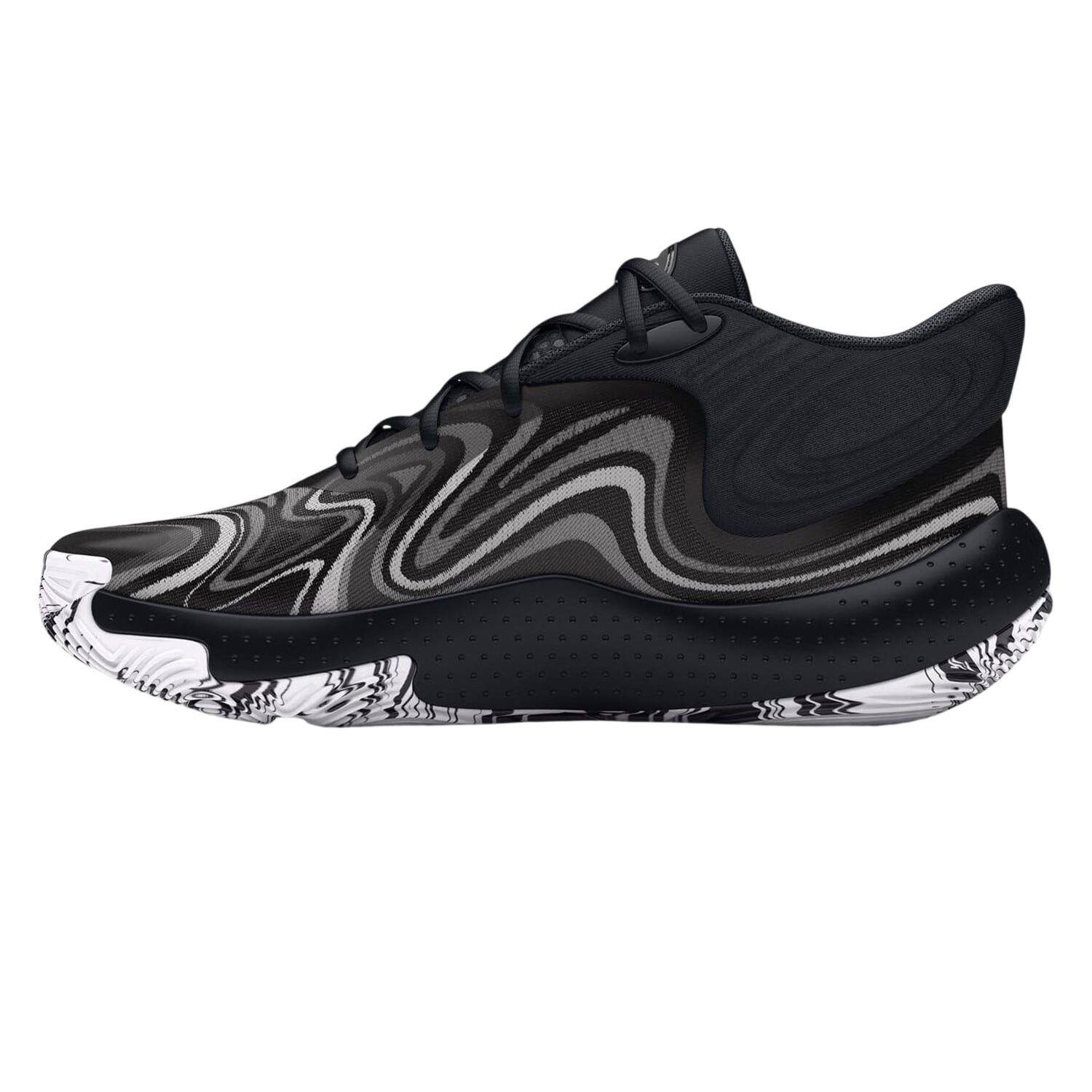 Chaussures De Basket Motif/style Imprimé Graphique UA SPAWN Homme (Noir) 2/5