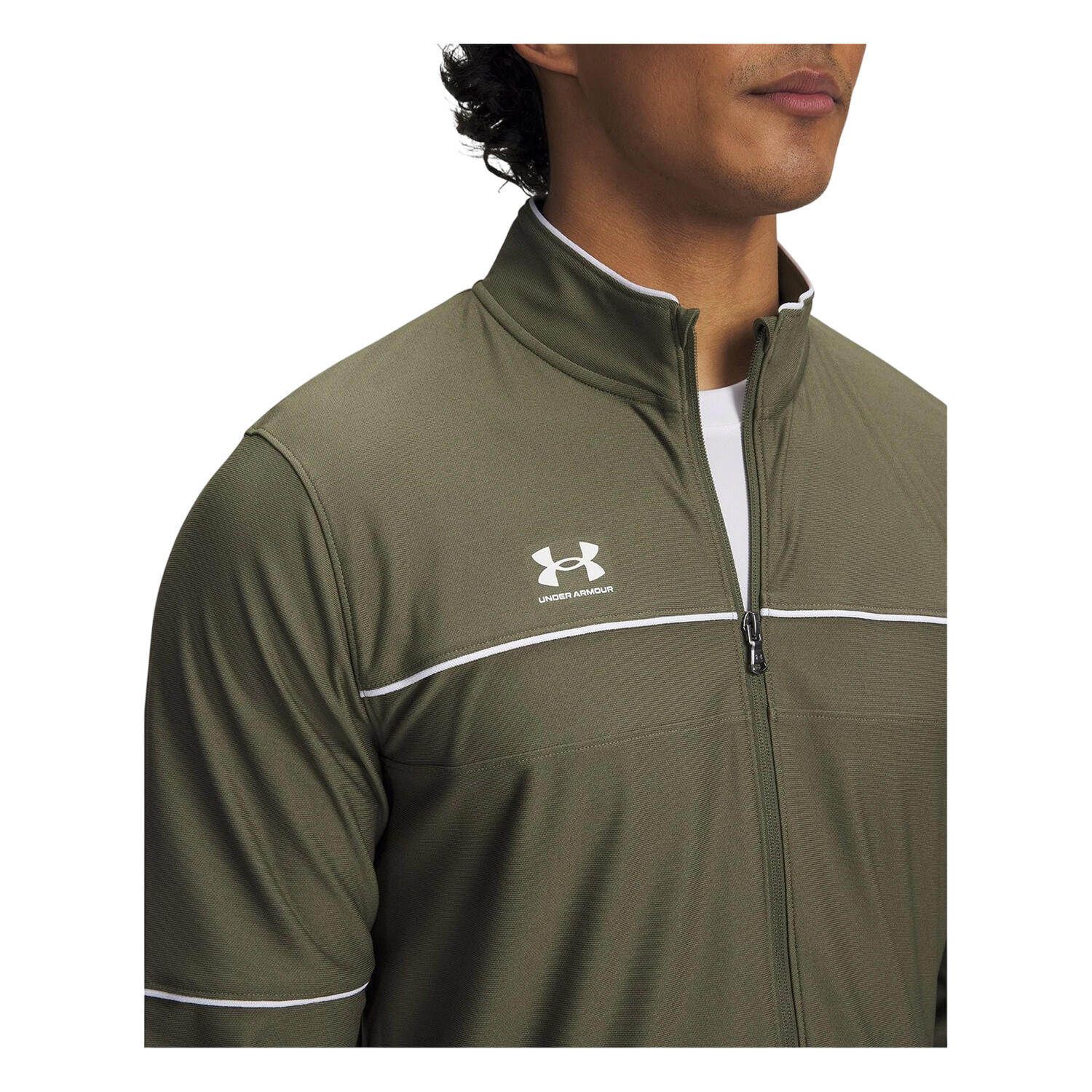 Ensemble De Survêtement Entraînement CHALLENGER Homme (Vert Olive) 3/5