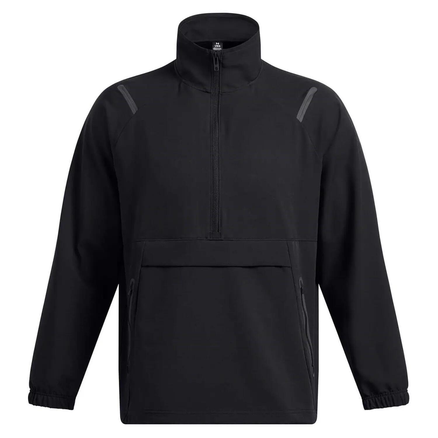 Chubasquero de Rendimiento Raglan para Hombre Negro 2/6