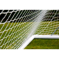 Filet 2mm de but de foot à 11 - Blanc - Pour but 7.32 x 2.44 x 0.8 x 1.5m