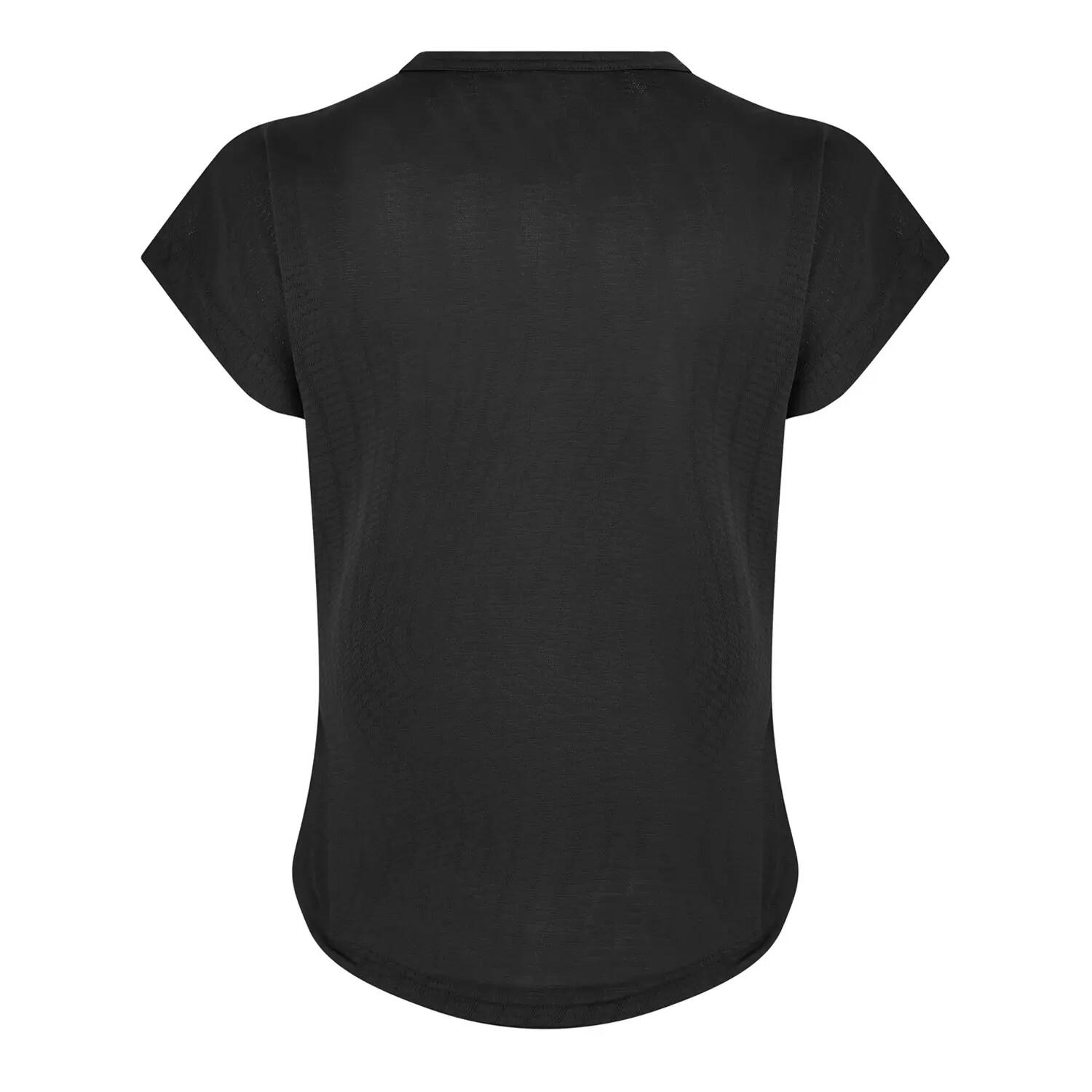 Maglietta Logo Sul Petto Donna Reebok Nero 2/7