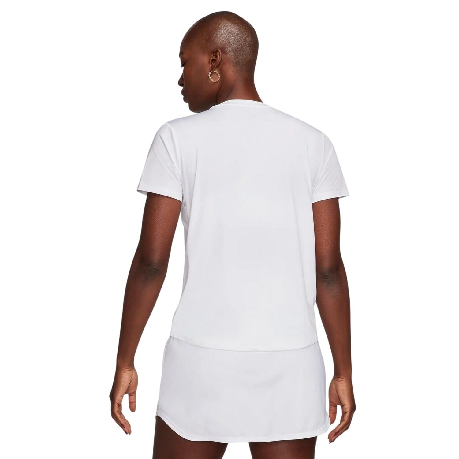 Womens/Ladies One DriFIT Standard Top (White) 3/4