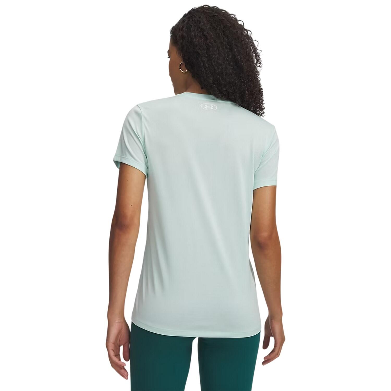 Tshirt Manches Courtes Motif/style À Nœud Femme (Turquoise Pâle) 2/3