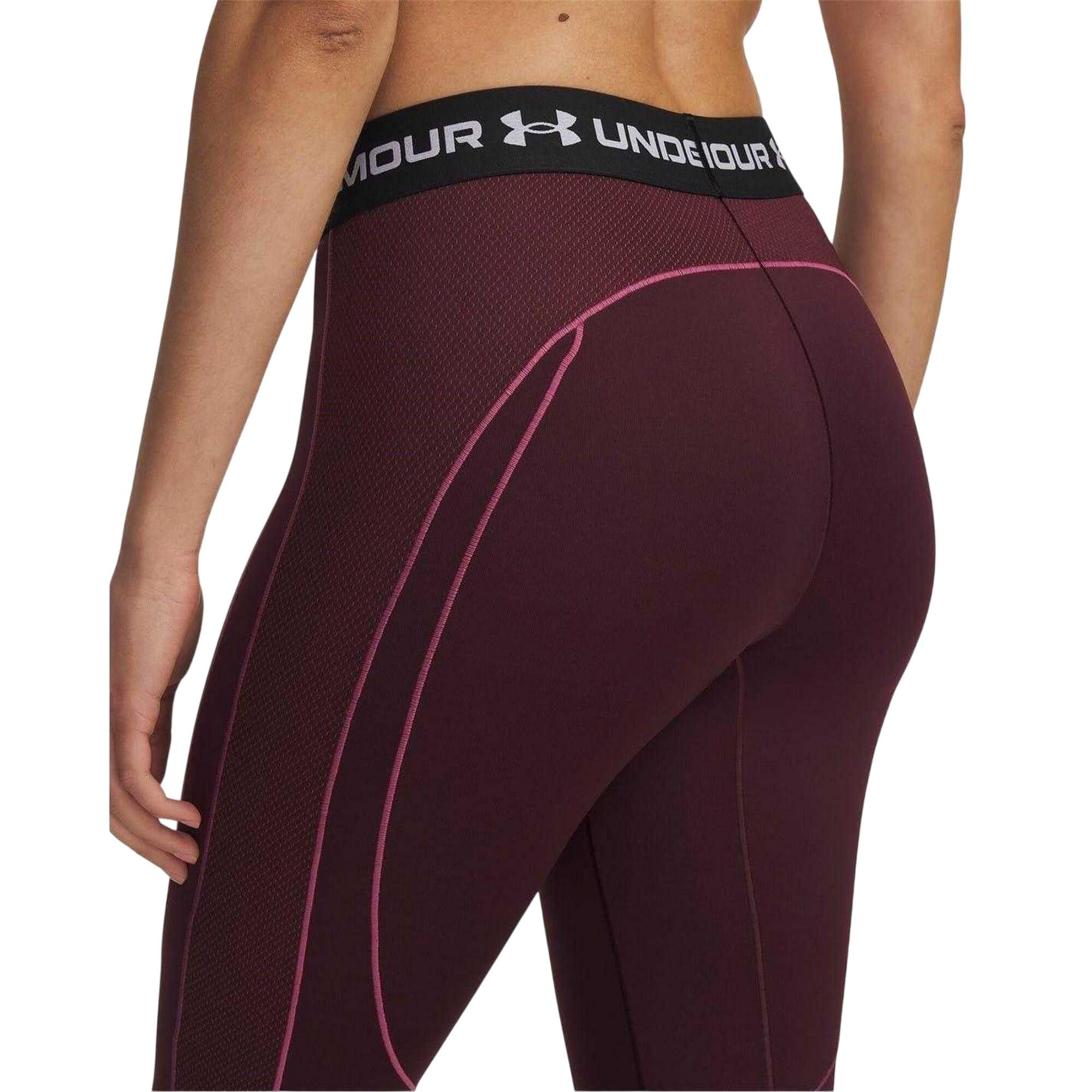 Leggings Diseño Texturizado para Mujer Burdeos Oscuro 4/4