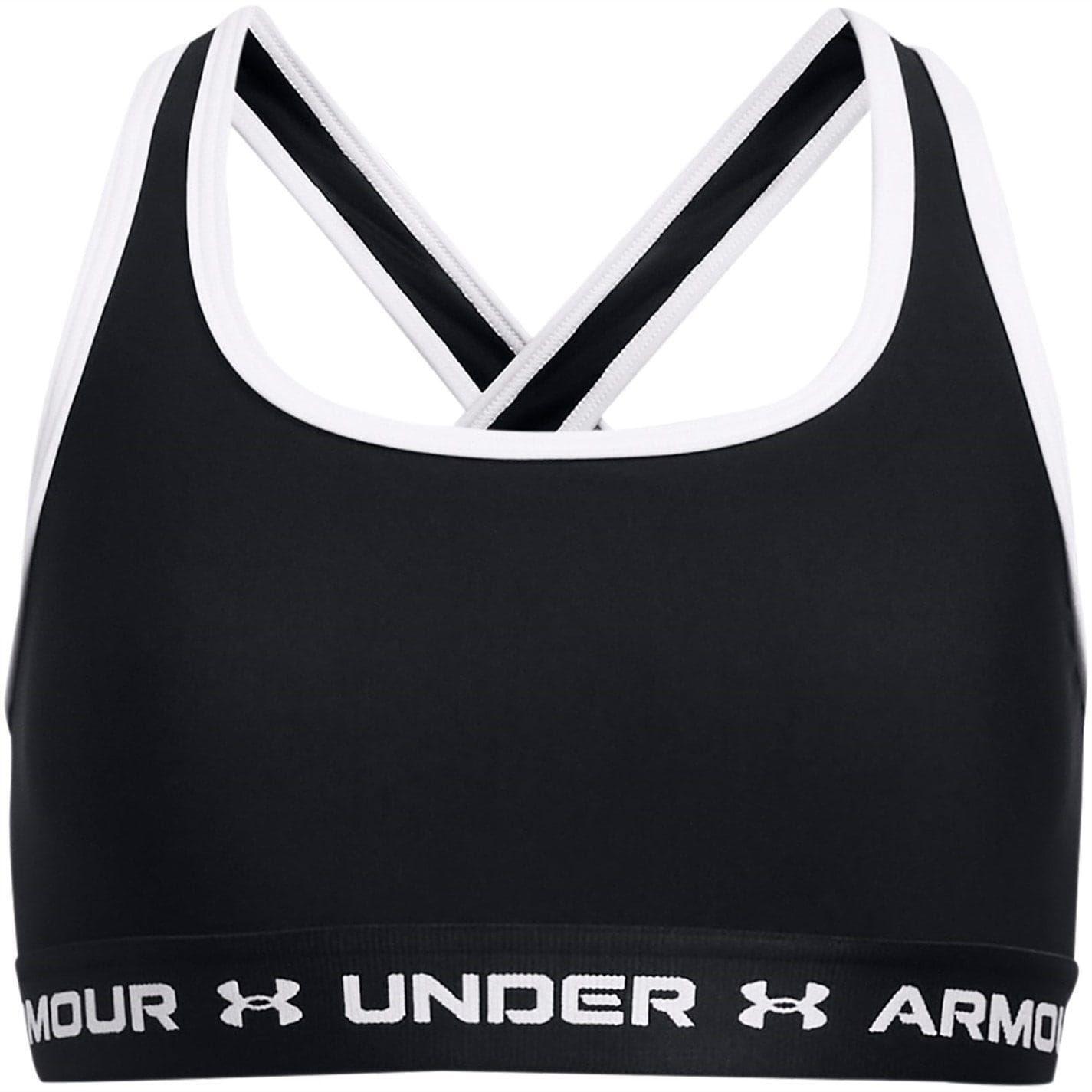 Sutien sport pentru copii Under Armour Crossback negru