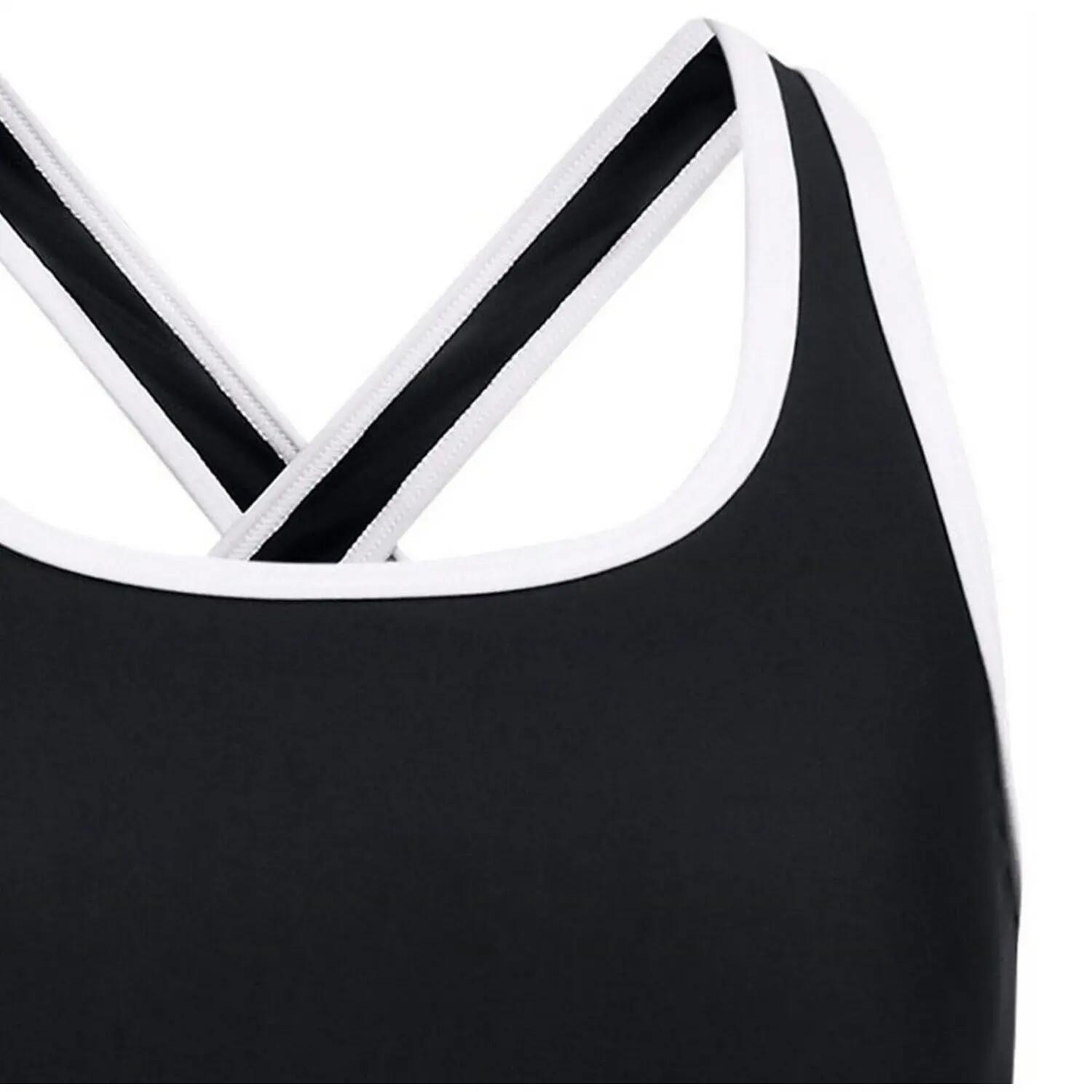 Biustonosz treningowy dziecięcy Under Armour Crossback black 3/3