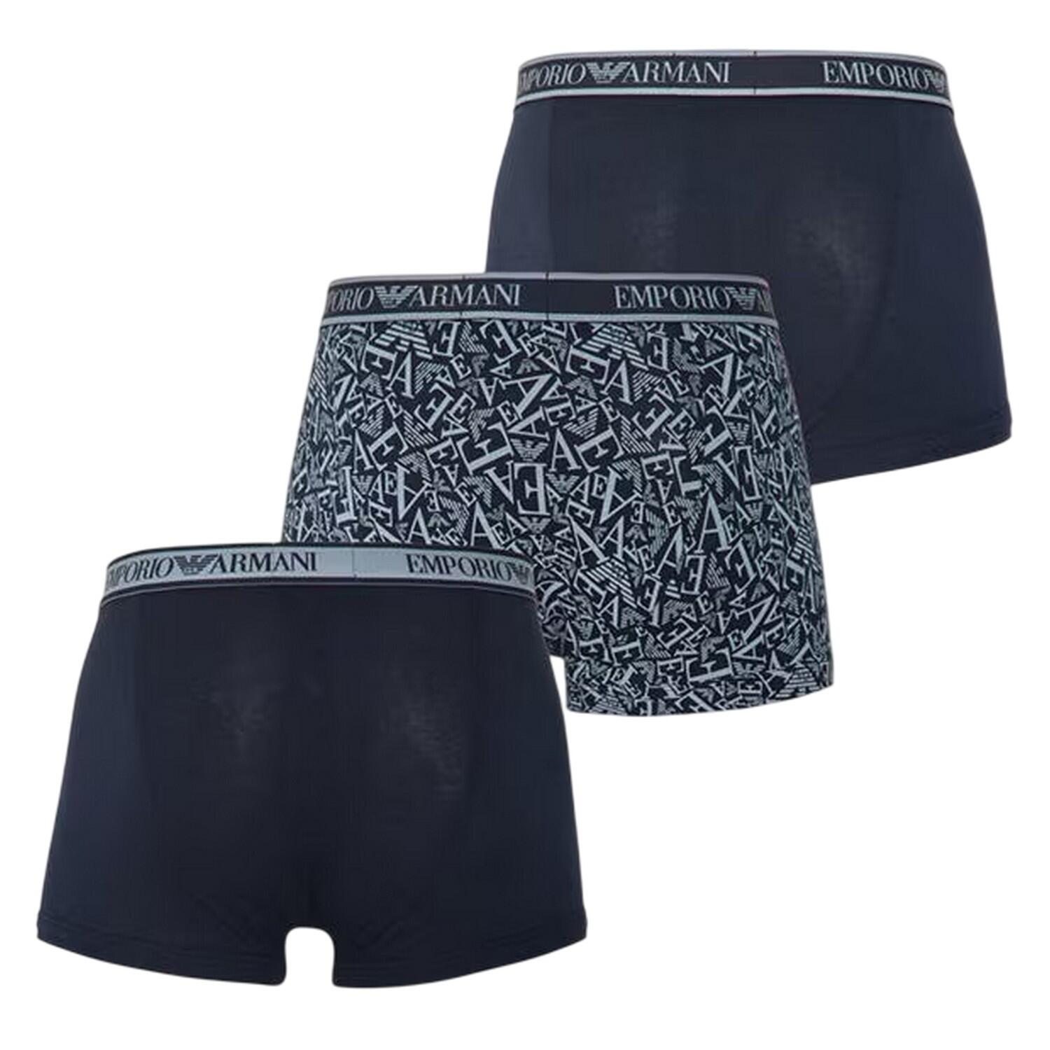 Lot De 3 Boxers CORE Homme (Bleu Imprimé) 2/7