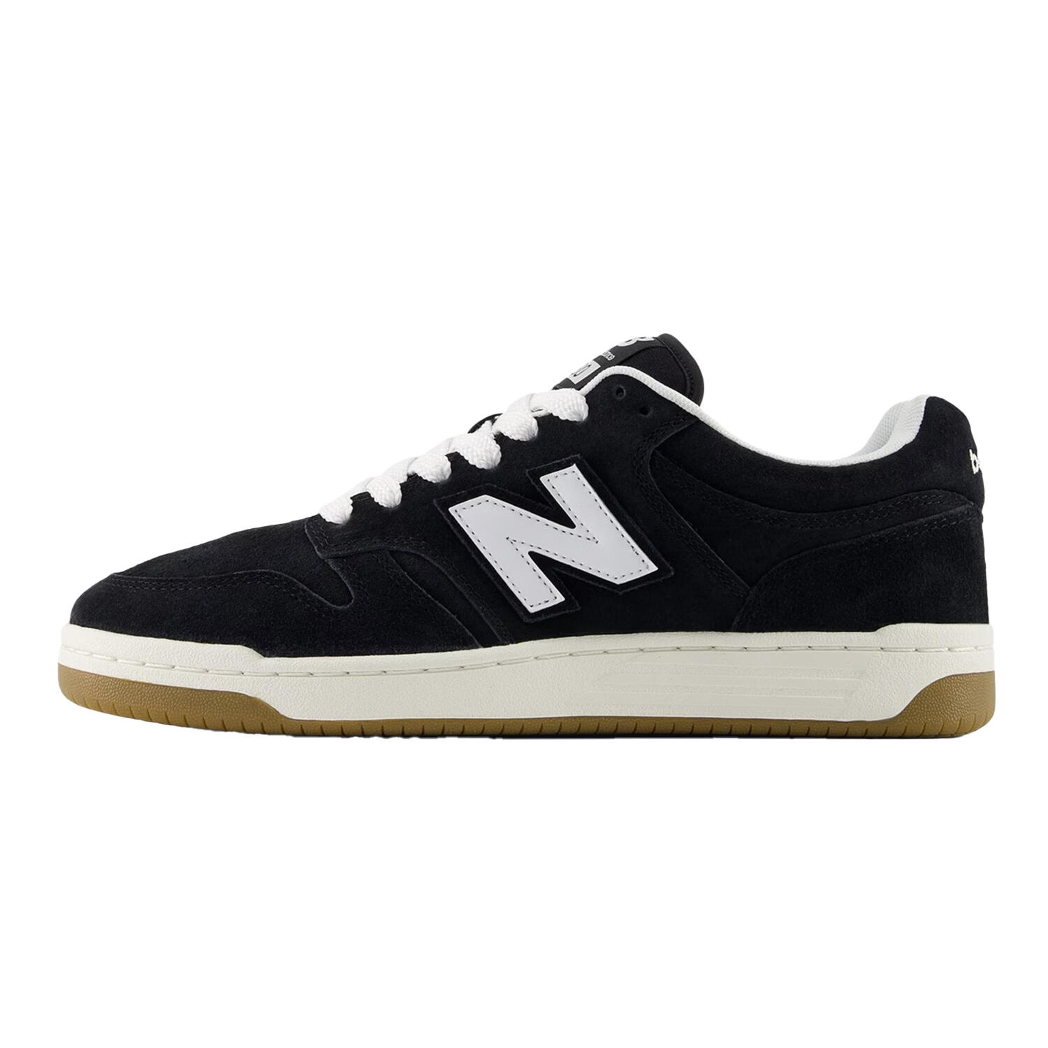 Scarpe Sportive PelleUomo New Balance BB480IGB Nero Bianco 2/5
