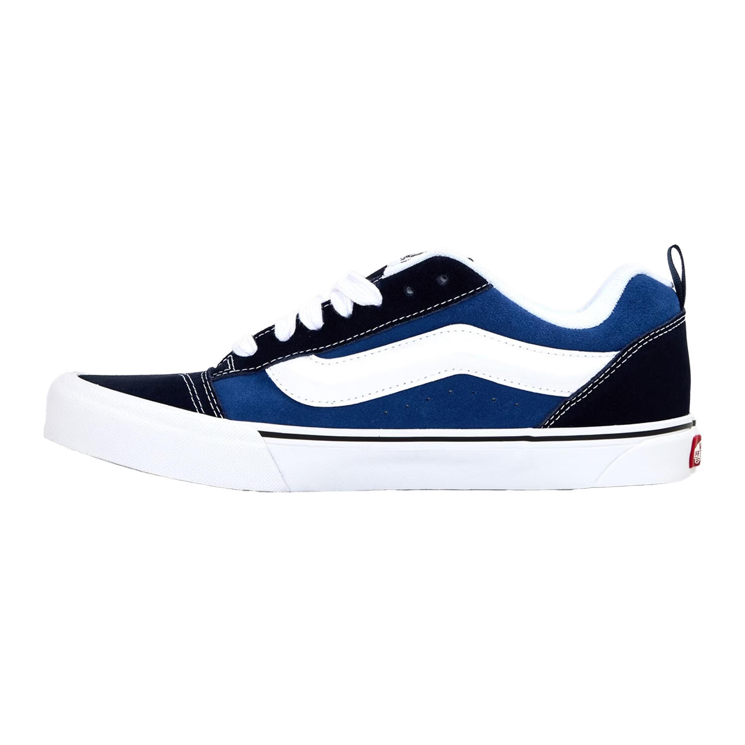 "Knu Skool" Wattiert SkaterSchuhe für , Wildleder Herren Marine/Weiß 2/5