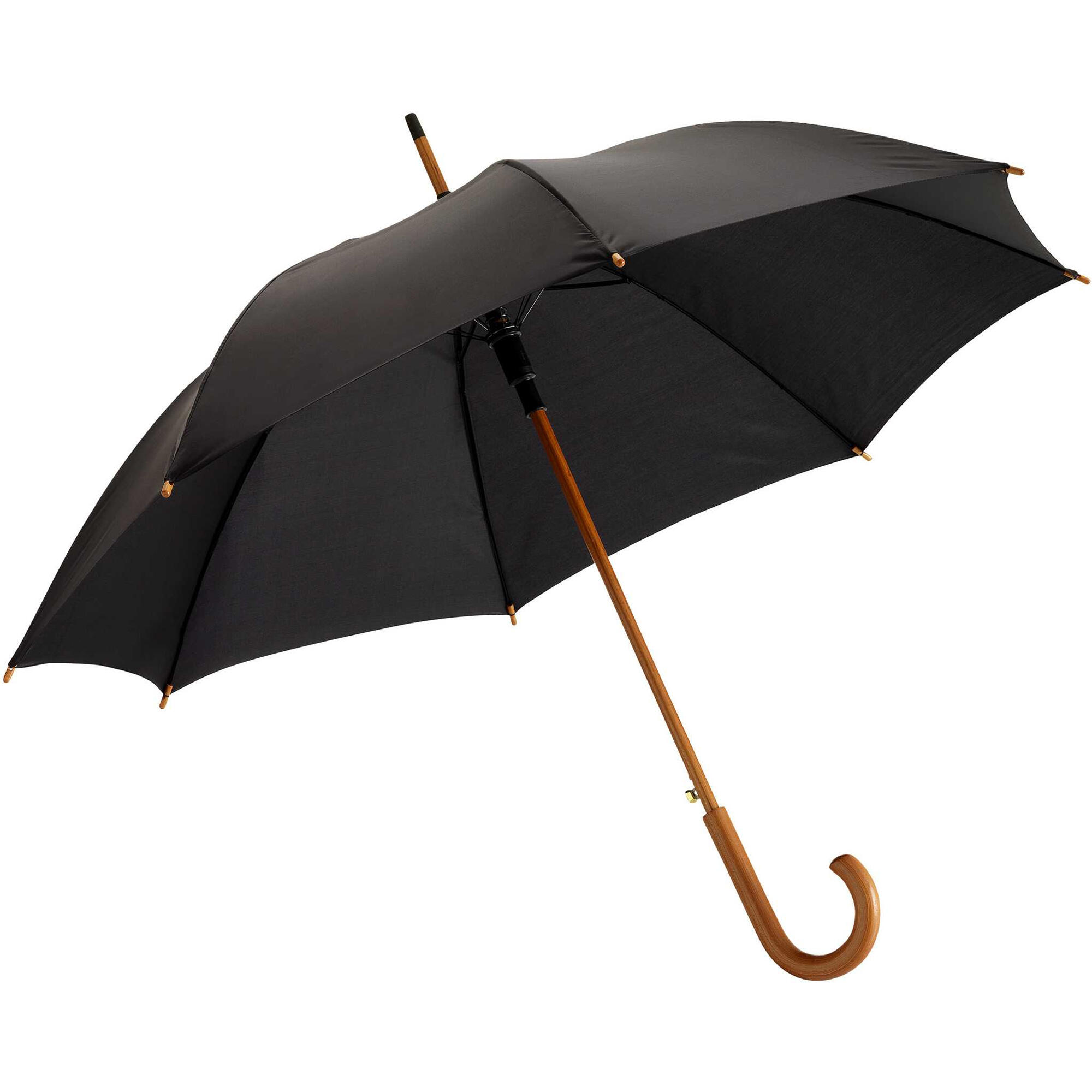 23in Kyle Automatic Classic Umbrella (Pack Of 2) (Solid Black) 2/2