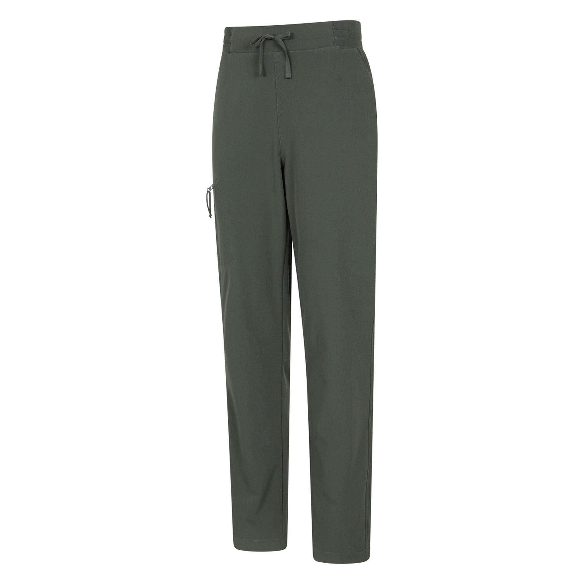 Pantalone Corto Donna Mountain Warehouse Adventure Verde Kaki 3/4
