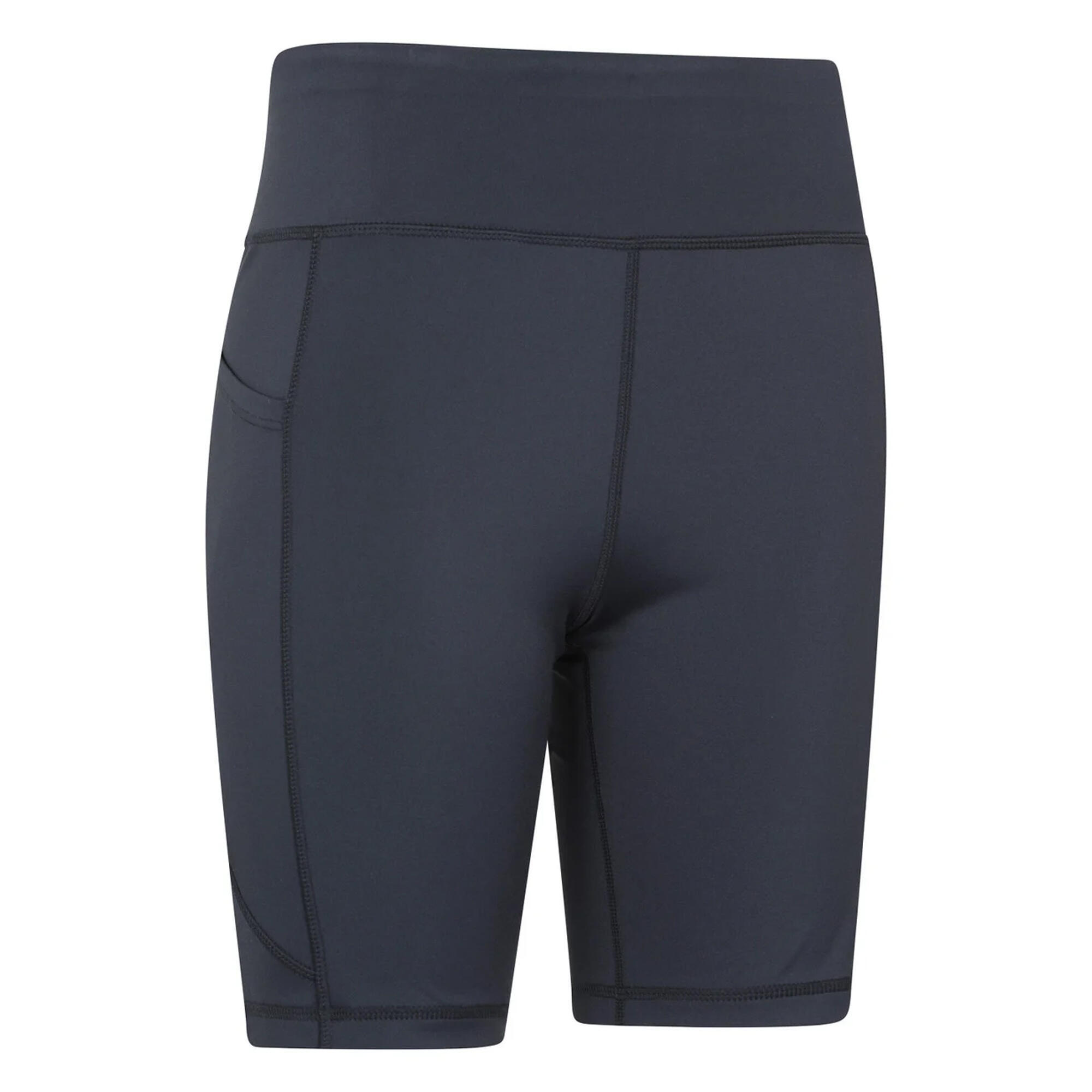 "Bounce" Radlerhose für Damen Pechschwarz 4/4