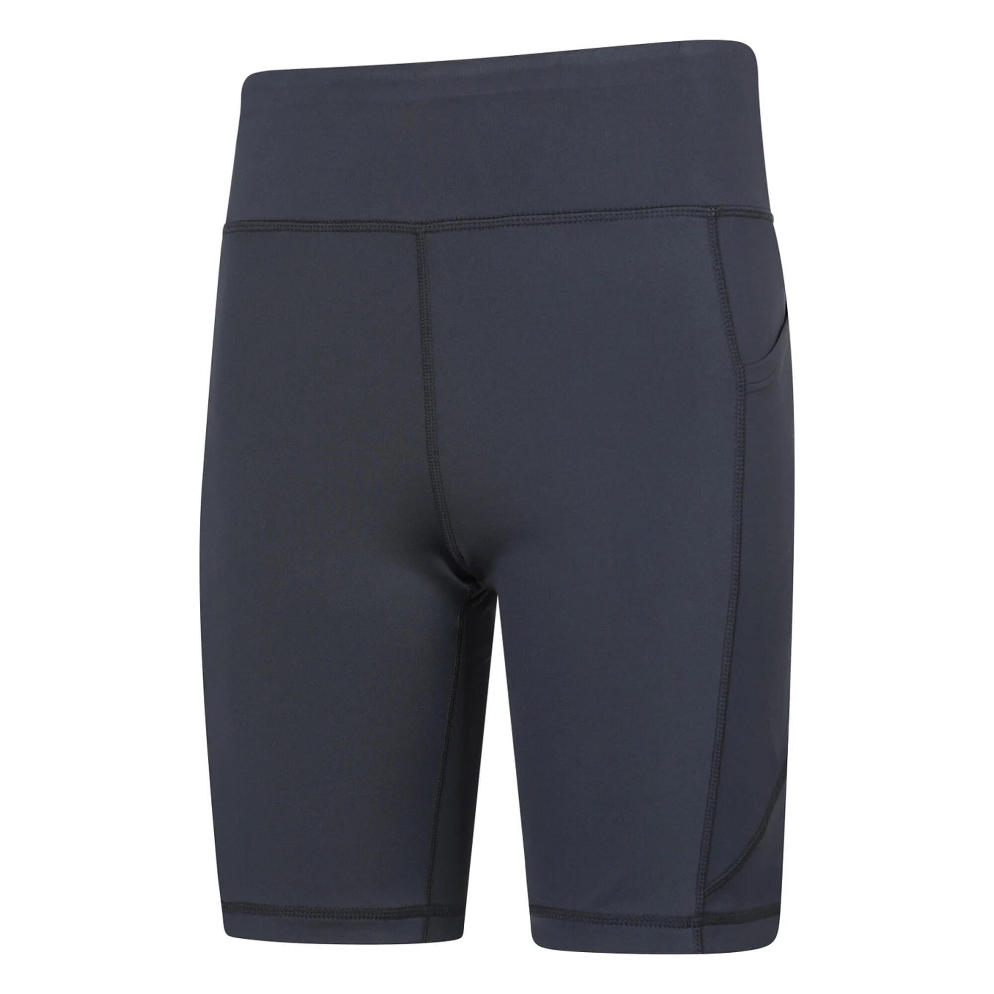 "Bounce" Radlerhose für Damen Pechschwarz 3/4